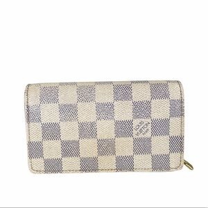 Louis Vuitton Wallet Azur Damier White